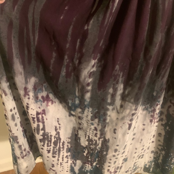 Chic Ombre Midi Dress in Purple and Gray - Picture 6 of 11